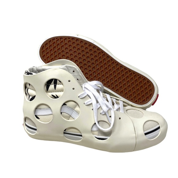 VANS Sk8-Hi Cage VLT LX Polka Dot Marshmallow Shoes Skate Men’s Size VN0A5FBW2UH - Picture 8 of 10